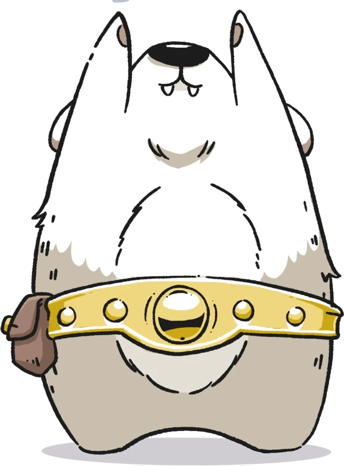 The dassie with the gold belt